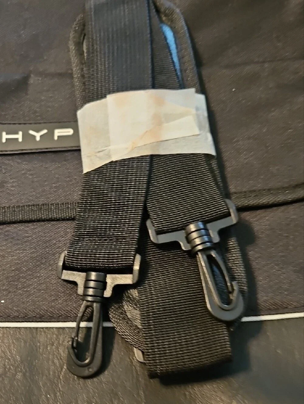 Hype Black Laptop Messenger Bag with Subtle Trim